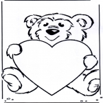 Theme coloring pages - Valentine's day 36