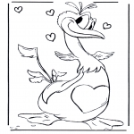 Theme coloring pages - Valentine's day 39