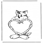 Theme coloring pages - Valentine's day 41