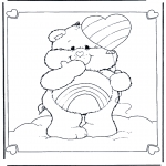 Theme coloring pages - Valentine's day 6