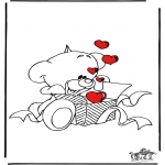 Theme coloring pages - Valentine's day 63