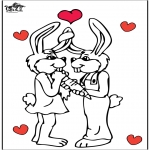 Theme coloring pages - Valentine's day 80