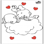 Theme coloring pages - Valentine's day 81