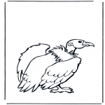 Animals coloring pages - Vultures