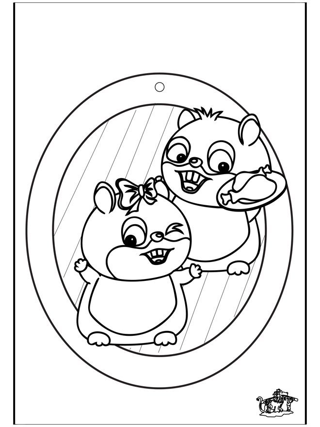 Window picture - Hamster - Window picture