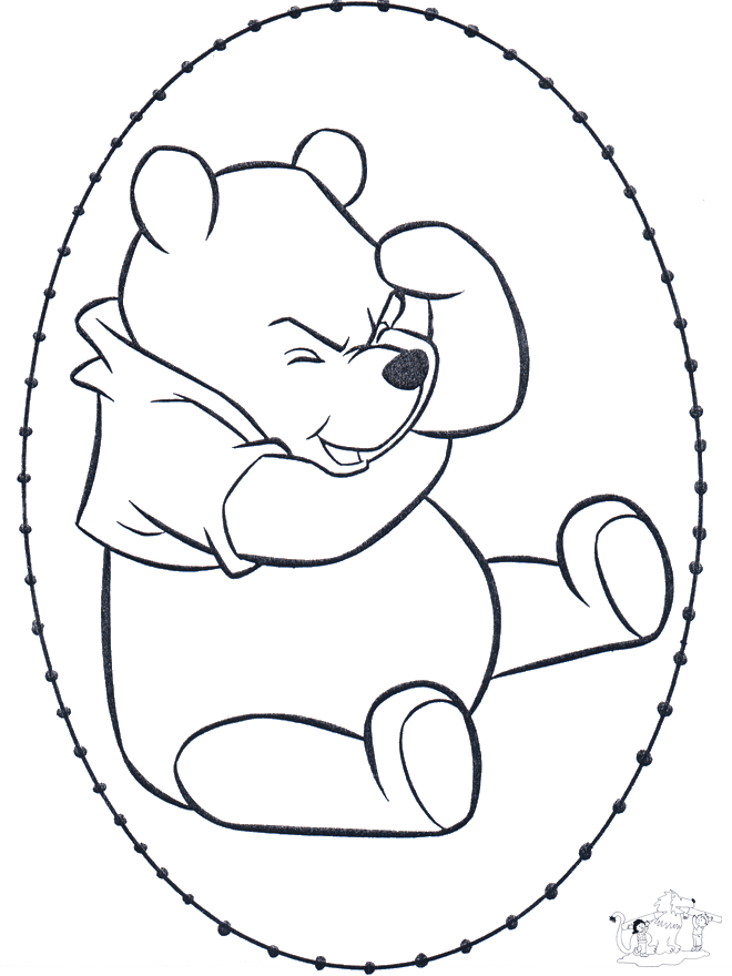 Winnie the Pooh stitchingcard 1 - Comic characters