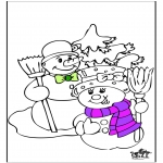 Winter coloring pages - Winter 19