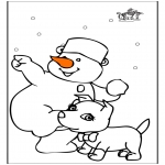 Winter coloring pages - Winter 22