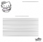 Writing paper Hello Kitty