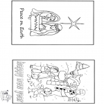 Christmas coloring pages - X-mas and New Year 2