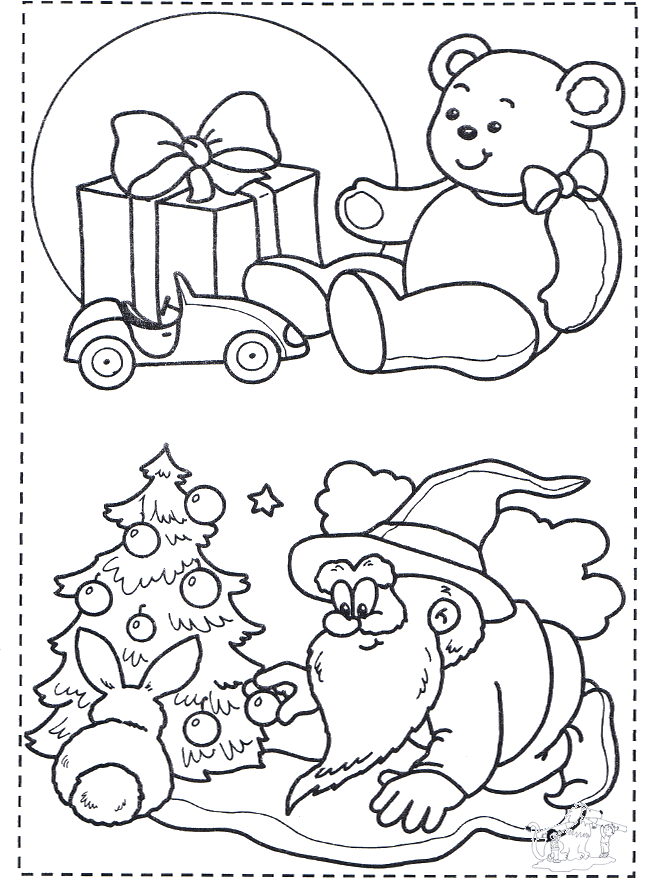 X-mas coloringpage 1 - Coloring pages Christmas