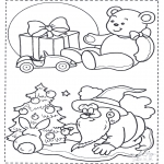 Christmas coloring pages - X-mas coloringpage 1