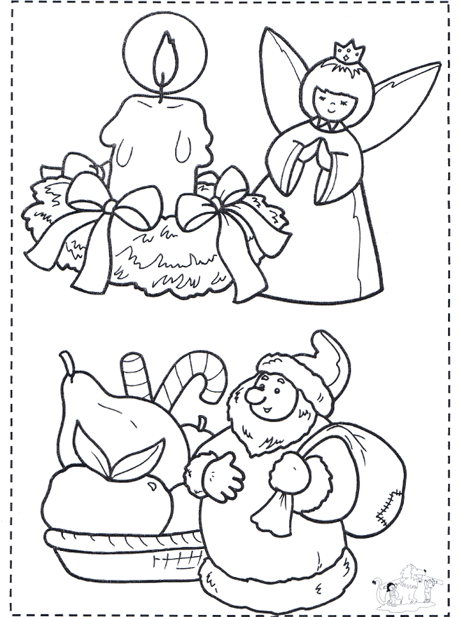 X-mas coloringpage 2 - Coloring pages Christmas