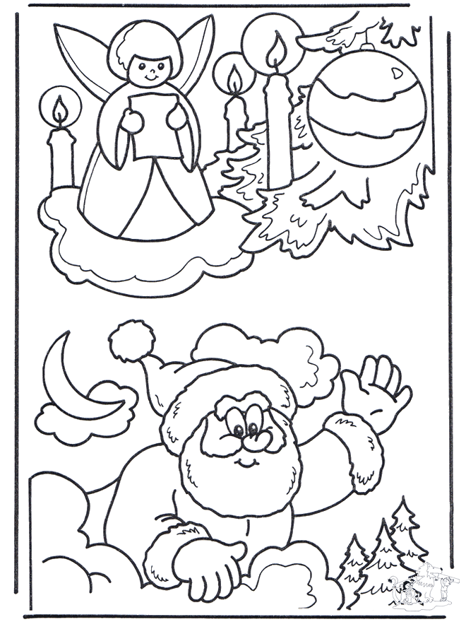 X-mas coloringpage 3 - Coloring pages Christmas