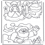 Christmas coloring pages - X-mas coloringpage 3