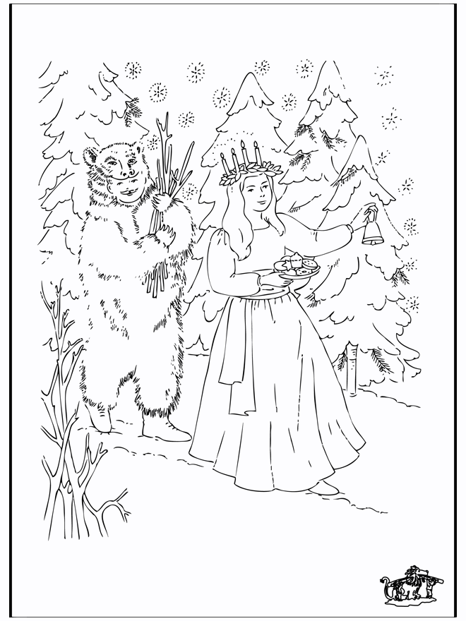 X-mas coloringpage 5 - Coloring pages Christmas