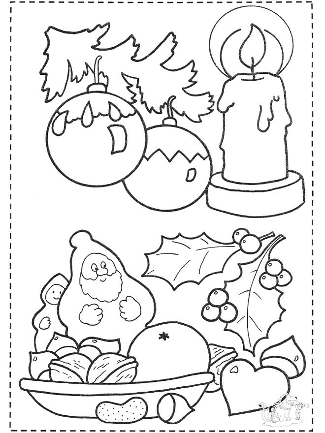 X-mas things - Coloring pages Christmas