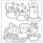 Christmas coloring pages - X-mas things