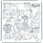 Christmas coloring pages - X-masstar