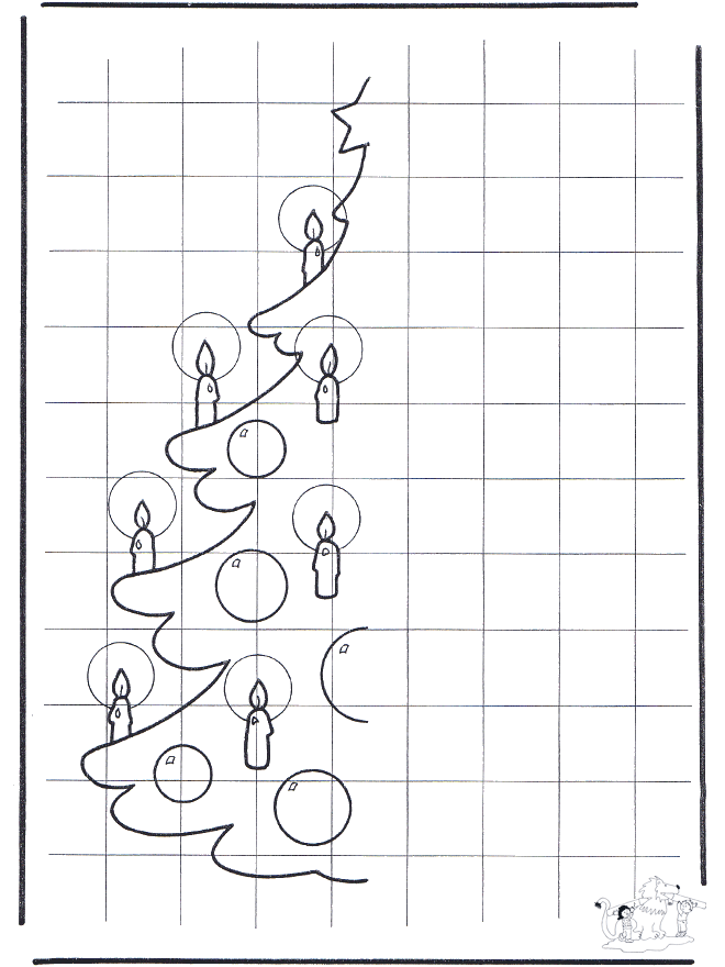 X-mastree drawing - Craft Christmas