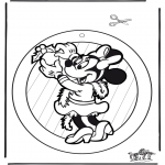 Christmas coloring pages - Xmas windowpicture 2