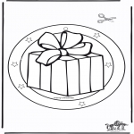 Christmas coloring pages - Xmas windowpicture 5